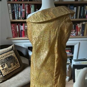 Evening dress. length is just above the knee.